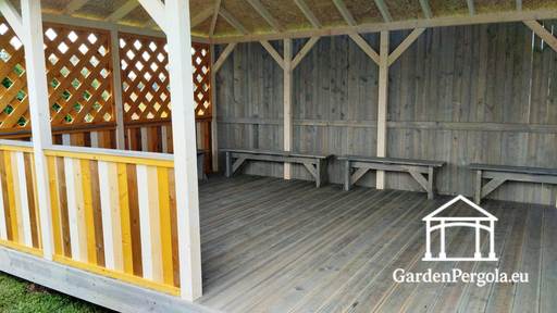 4x8m Groot Kindertuin tuinpaviljoen