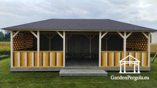 4x8m Groot Kindertuin tuinpaviljoen