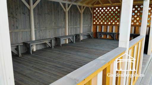 4x8m Groot Kindertuin tuinpaviljoen