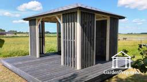 3x4 m houten prieel