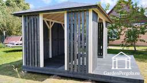 3x4 m houten prieel
