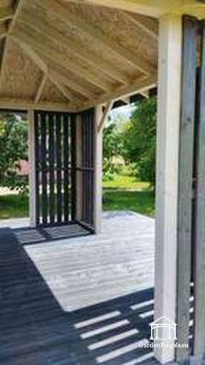 3x4 m houten prieel